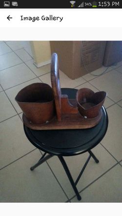 Wooden cup holder