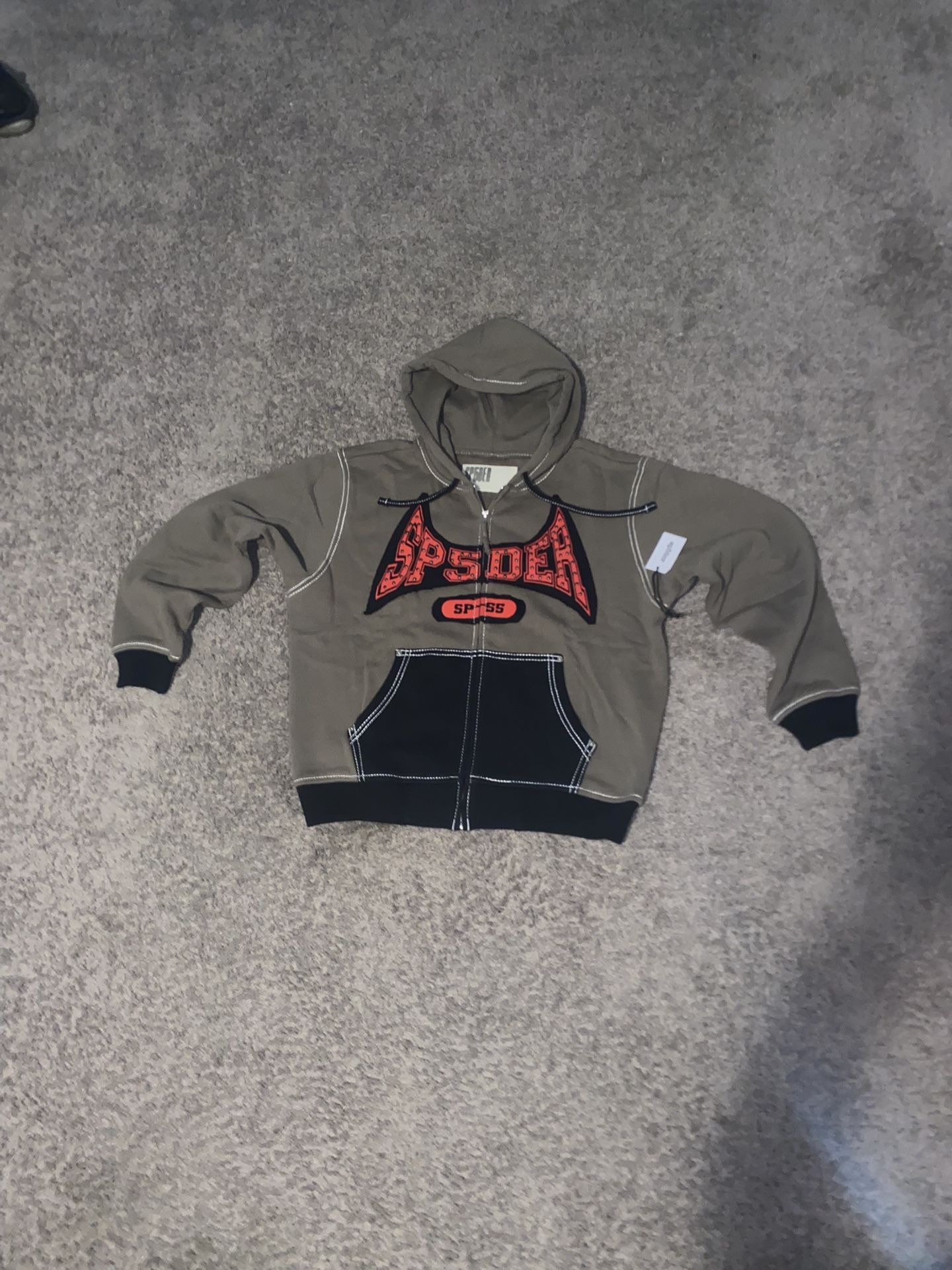 Brown T&F Zip Up Hoodie