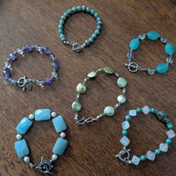 Bracelets (six in total sml size)