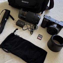 Sony Alpha 6100 + 2 Lenses + Bonuses — Like New! Only $999