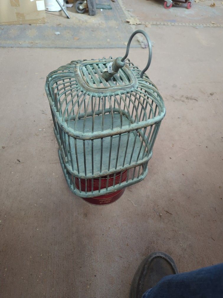 Wicker Bird Cage