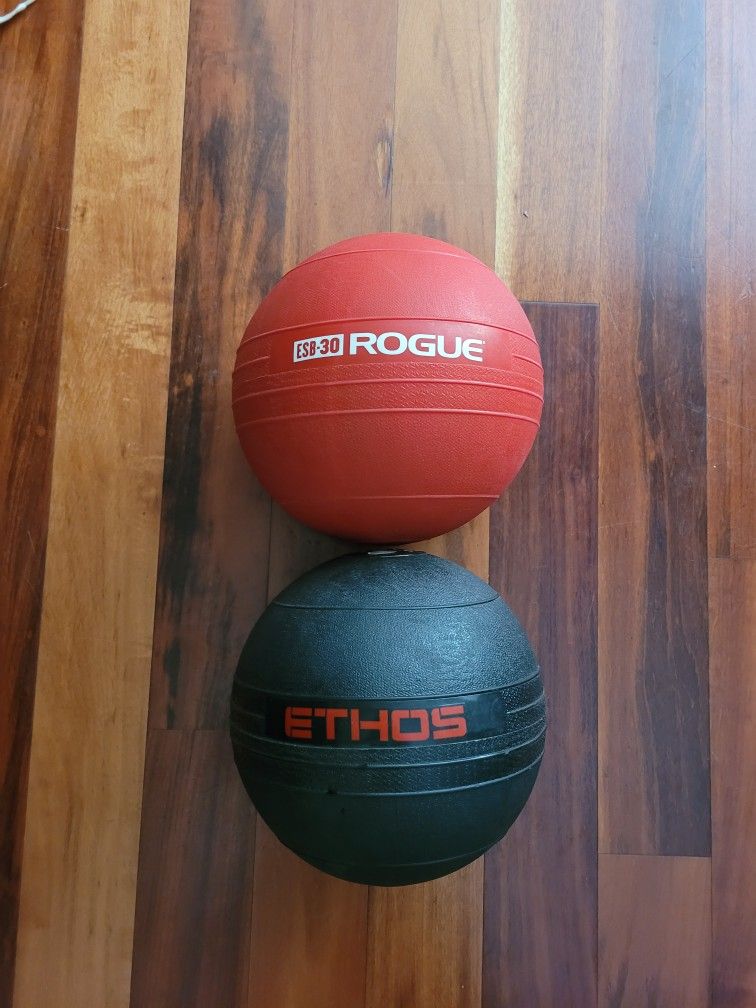 Rogue Echo Slam Balls (1x15Lb,1x30Lb) for $60 Firm (Walnut 91789)