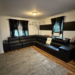 L Shaped Leather Couch