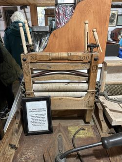 Antique Garnet Washer 