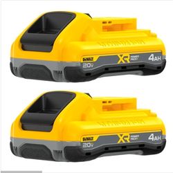 Dewalt 20v Powerpack Batteries 4.0 Ah XR  Price For Both