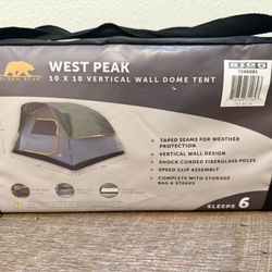6-Person Dome Tent Golden Bear West Peak 10x10 (Brand New)