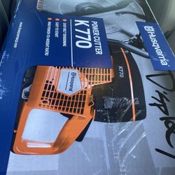 Husqvarna Concrete Saw. 770 Gas Powered