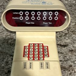 Vintage Rare One Scrable Sensor Electronic Word Game works great