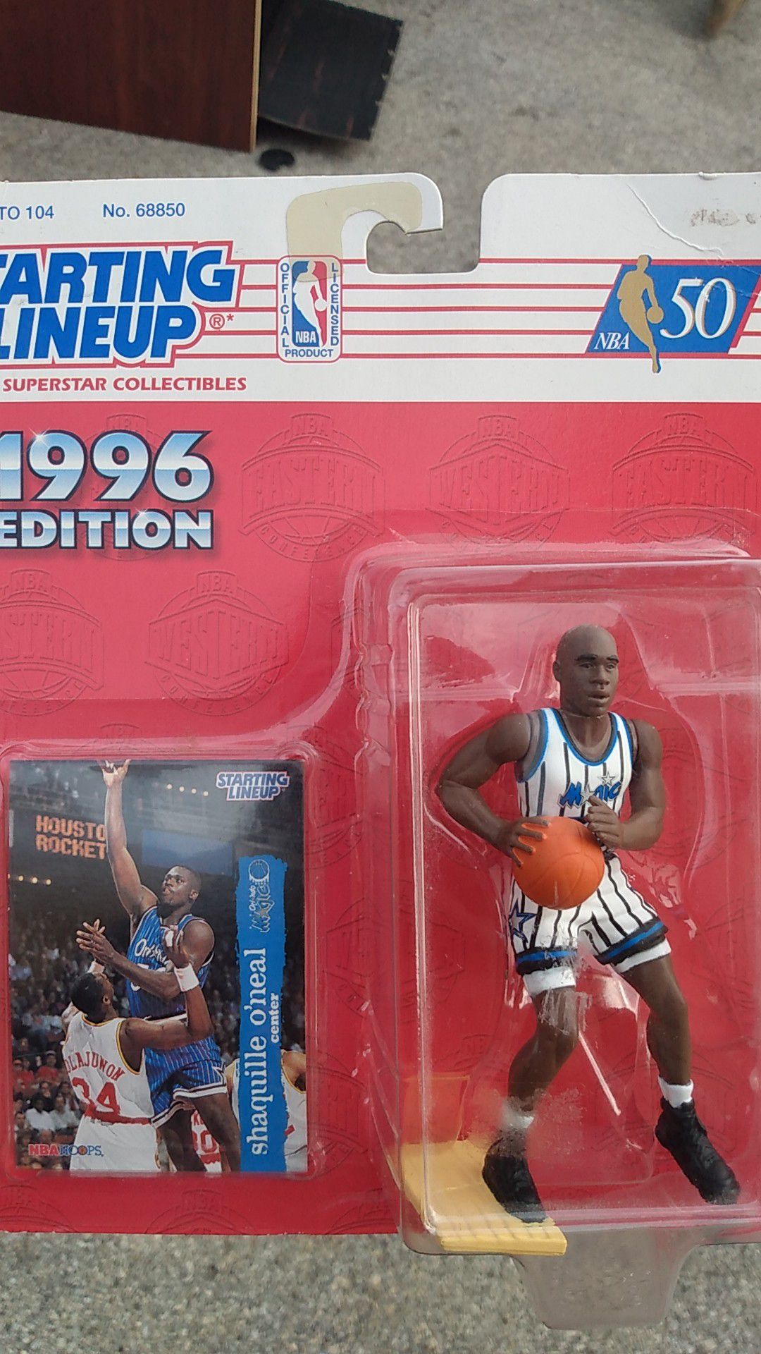 Starting lineup NBA 50 1996 edition number 68850 Shaquille O'Neal Superstar collectible