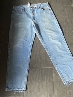 Carhartt Light Wash Straight Leg Denim Jeans