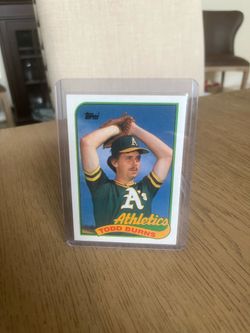 1989 TOPPS #174 TODD BURNS