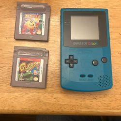 Game Boy Color with Games