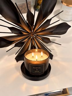Santal & Oud 3-Wick Scented Candle