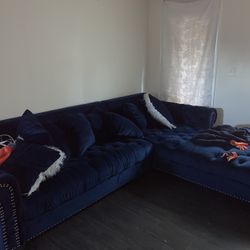 Blue Sectional