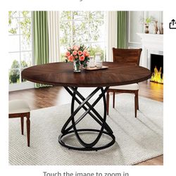 New round dining table