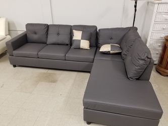 Dark grey sectional