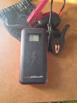 Schumacher Portable Jump Starter with Wireless Charging