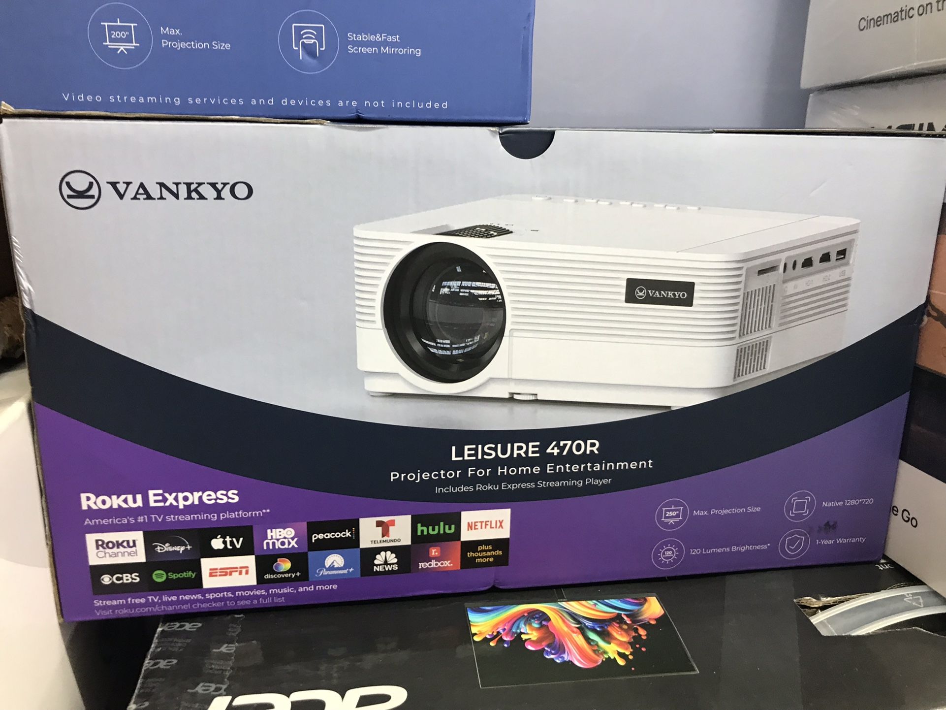 Vankyo Roku Express Projector
