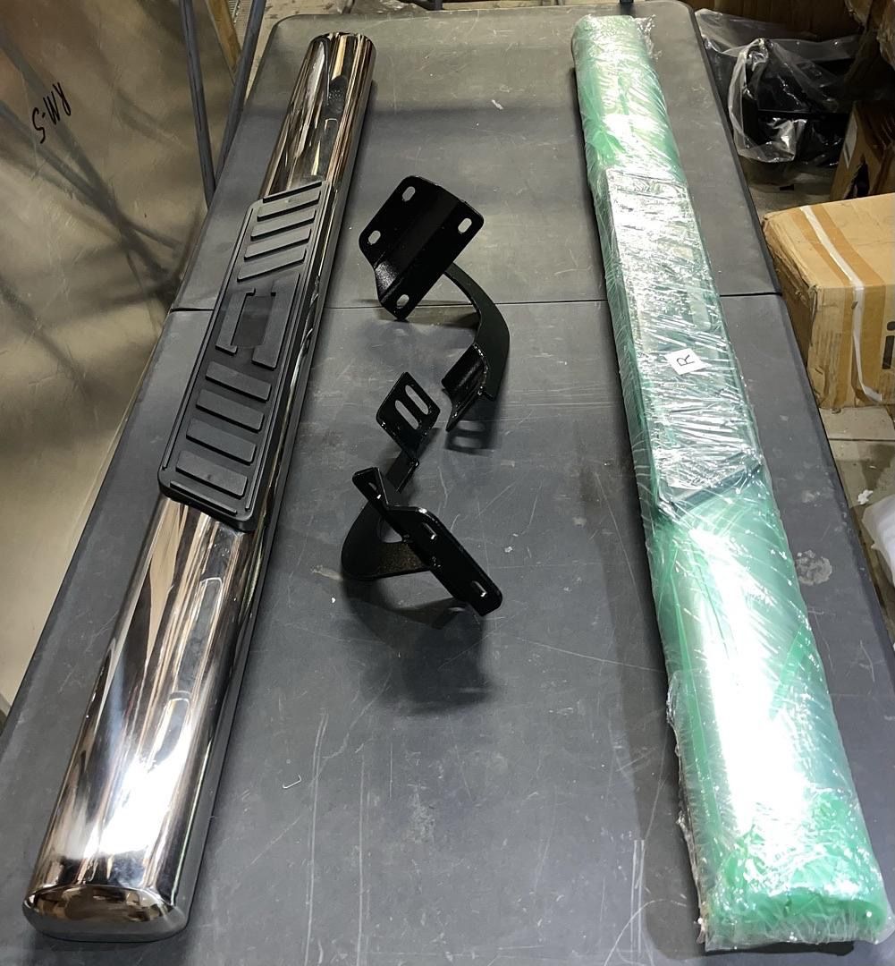 LA Zona Auto Parts 2015 to 2024 Ford F150 F250 F350 Single cab nerf bar step running board estribos escalon Regular cromados