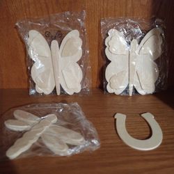 🎨🖌️Paint these 4 Wood Chunky layered pieces.🎨🖌️