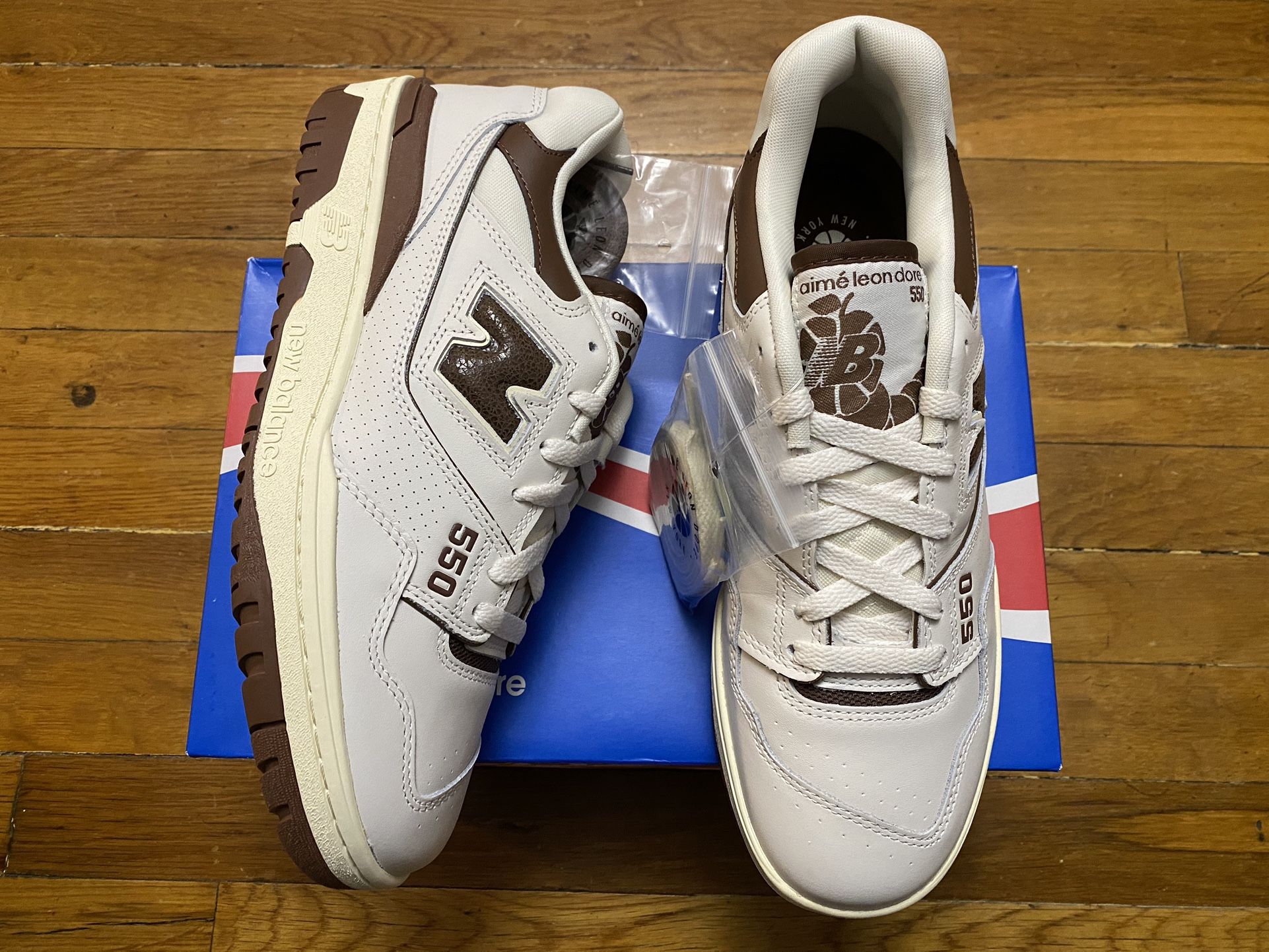 Size 9.5 - New Balance 550 x Aime Leon Dore Brown 