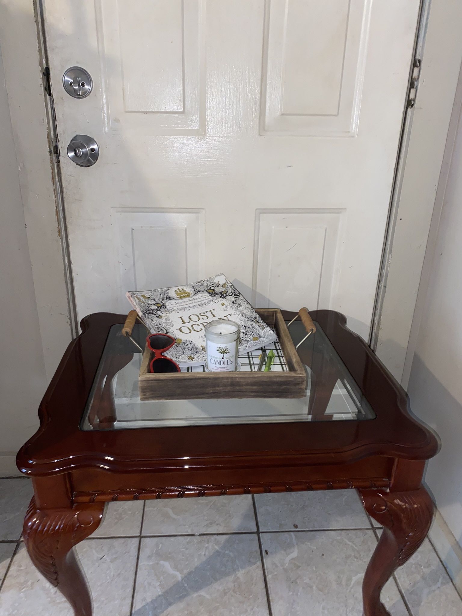 Glass Top Coffee Table