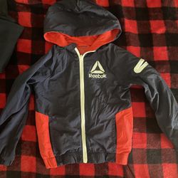 Boys Reebok Windbreaker Size 5T