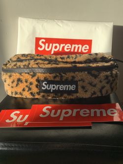 Supreme cheetah shoulder / waist bag
