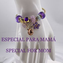 Pulsera estilo P,acero inoxidable chapado en orò 18k/bracelet, 18k gold plated stainless steel