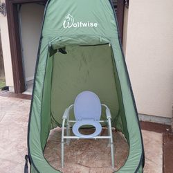 Pop Up Tent..RR, Shower, Changing Area