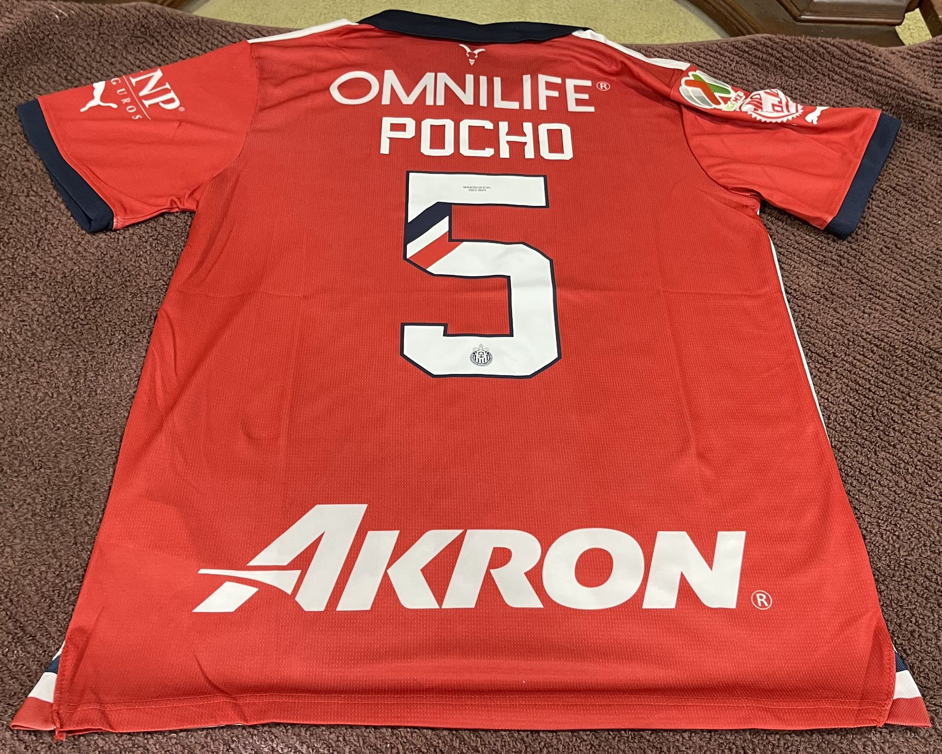 Puma Chivas Jerseys of Pocho Guzman number 5