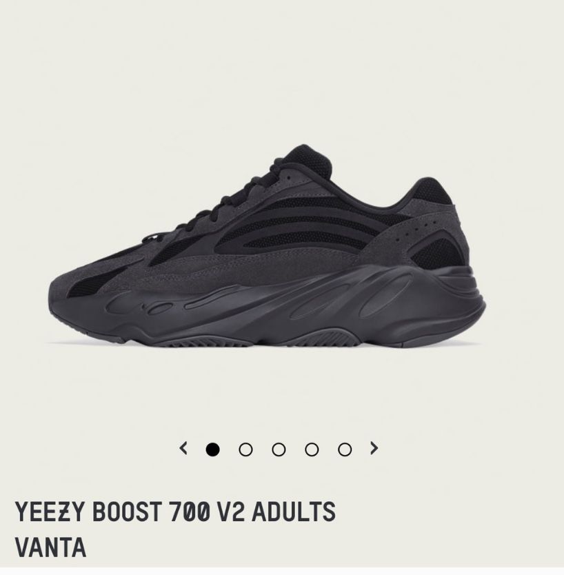 Adidas Yeezy Boost 700 V2 “Vanta” size 10