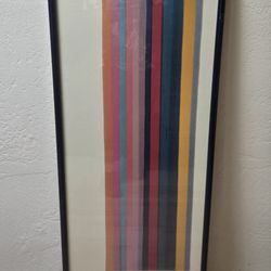 Morris Louis Andre Emmerich Gallery 1982 Art Print 44x18 Abstract Expressionism