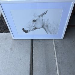 White Horses Picture Frame