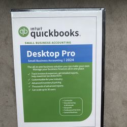 QuickBooks 2024 Desktop Pro, Windows Pc, Desktop I 5 Users