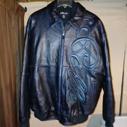xxl dark blue pelle all leather