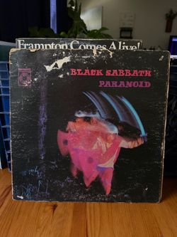 Black Sabbath Paranoid Vinyl Record