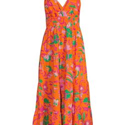 Derek Lam IO Crosby 'Cecela' Women's Tiered Maxi Sundress | Size 4