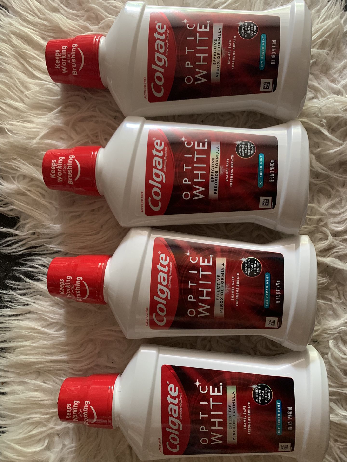4/$10 Colgate Optic White Mouthwash