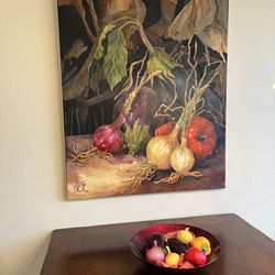 Oil On Canvas Painting, Authentic Original By Yvette Galliher