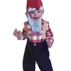 Toddler Gnome Halloween Costume Size 2