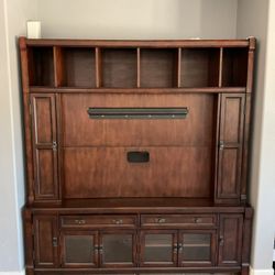 Solid Wood Entertainment Center