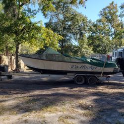 24ft Aluminum Trailer & Boat