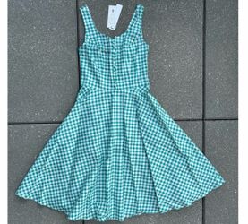Belle Poque Gingham Woman Retro Dress small - pickup from Northridge area