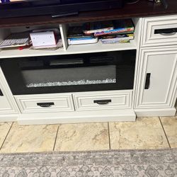 Tv Stand With Electric Fireplace
