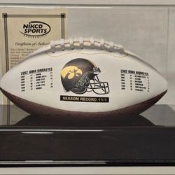 2002 Limited Edition Iowa Hawkeyes Orange Bowl Commemerative Junior Football