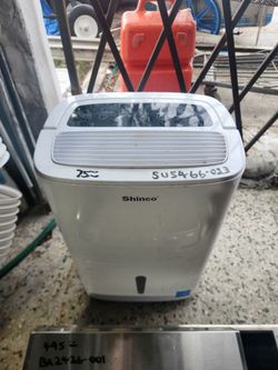 SU5466-023 Shinco Dehumidifier SDZ1-30p 30 Pint 110-120V 60Hz