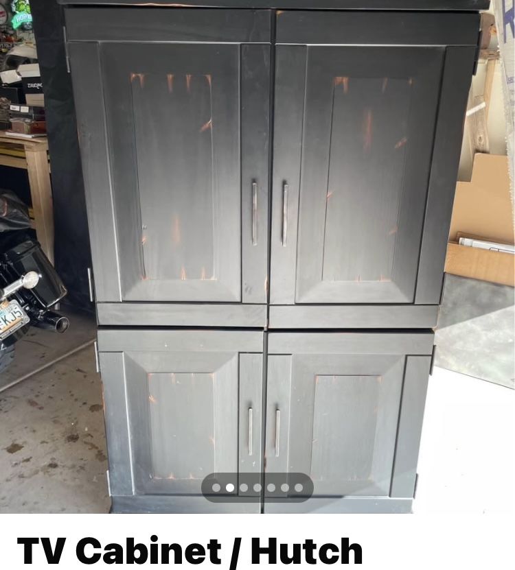 Pier 1 Media/ Work Station / Armoir/Storage Cabinet