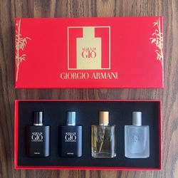 Best Gift【GIO】Luxury Perfume Gift Set, Brand New With Box And Bag, 4 Bottles*30ml, Men’s Luxury Colognes 