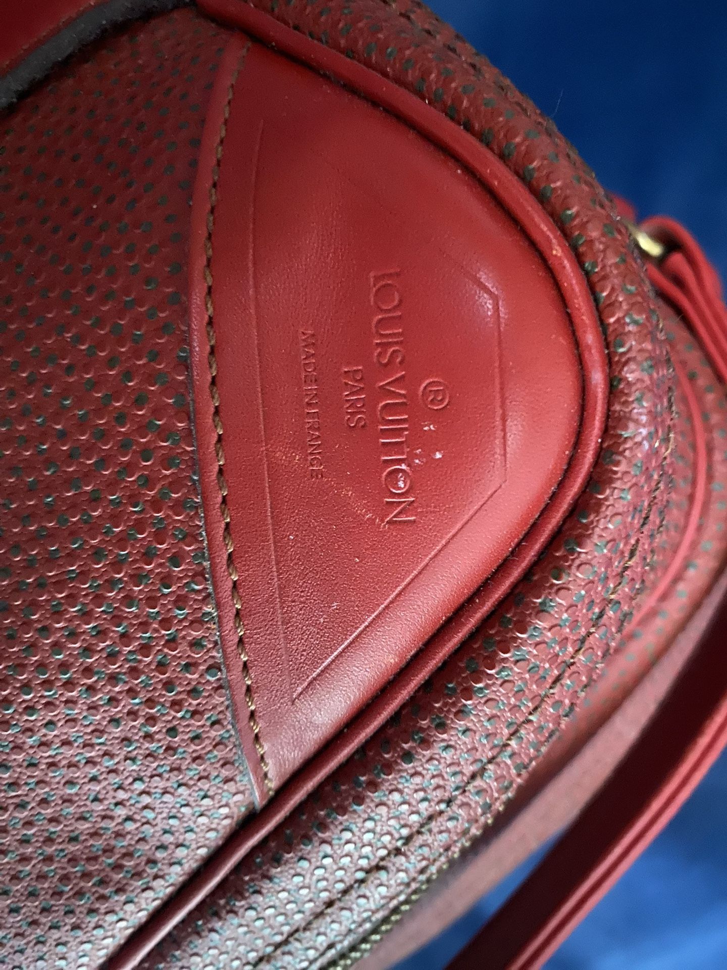 Louis Vuitton (Ultra Rare) 1987 Red Messenger Bag
